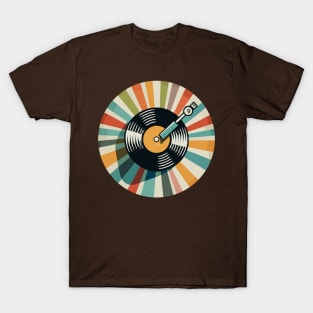 vintage vinyl record player T-Shirt